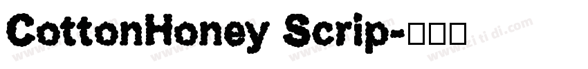CottonHoney Scrip字体转换